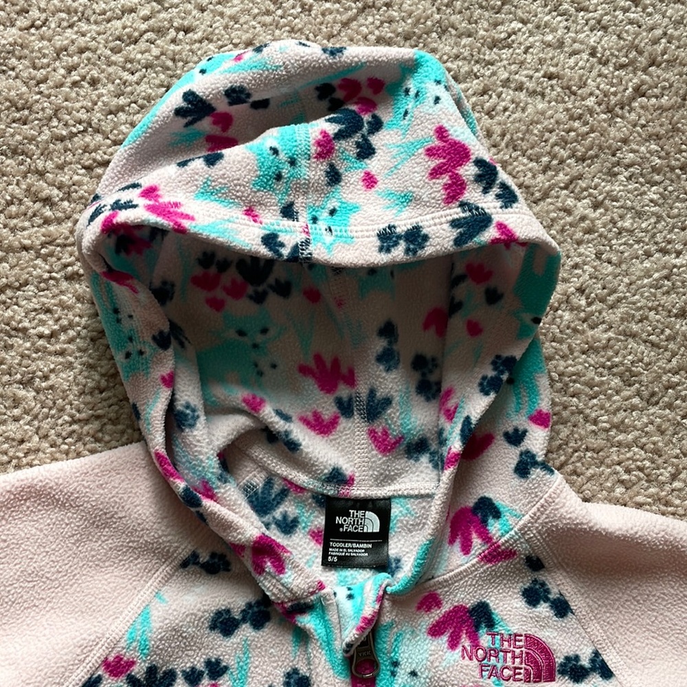 TNF kids full zip hoodie